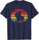 Skinny Pig Retro Vintage T-Shirt - T-Shirt | Navy
