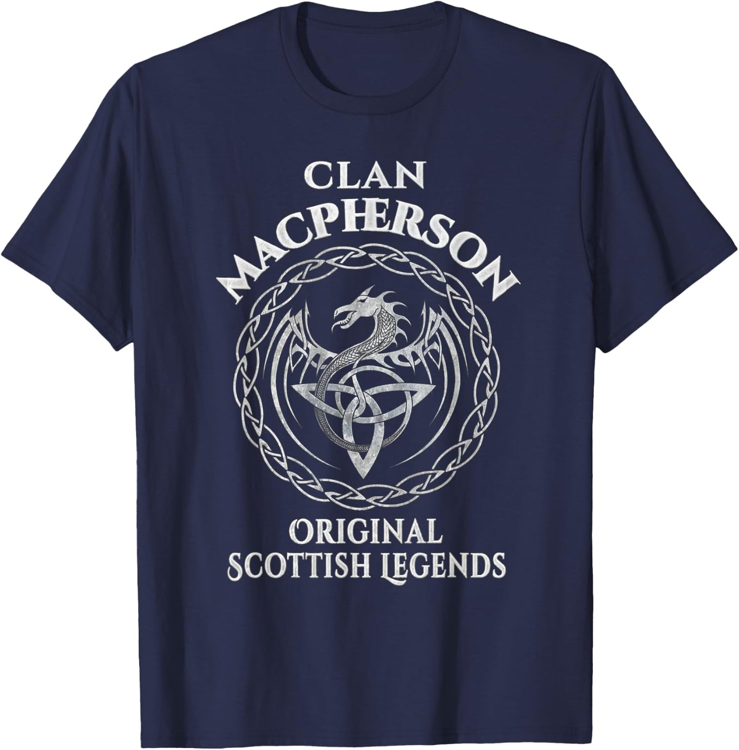 MacPherson Original Scottish Legends - MacPherson Family T-Shirt - T-Shirt | Navy