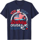4th Of July Birthday Cruise Squad US Flag Patriotic Group T-Shirt - T-Shirt | Navy