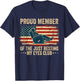 Proud Member of The Just Resting My Eyes Club Father's Day T-Shirt - T-Shirt | Navy