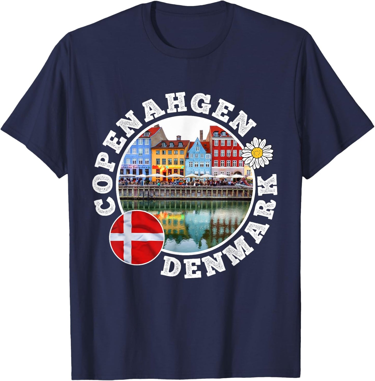 Copenhagen Denmark / Copenhagen T-Shirt - T-Shirt | Navy