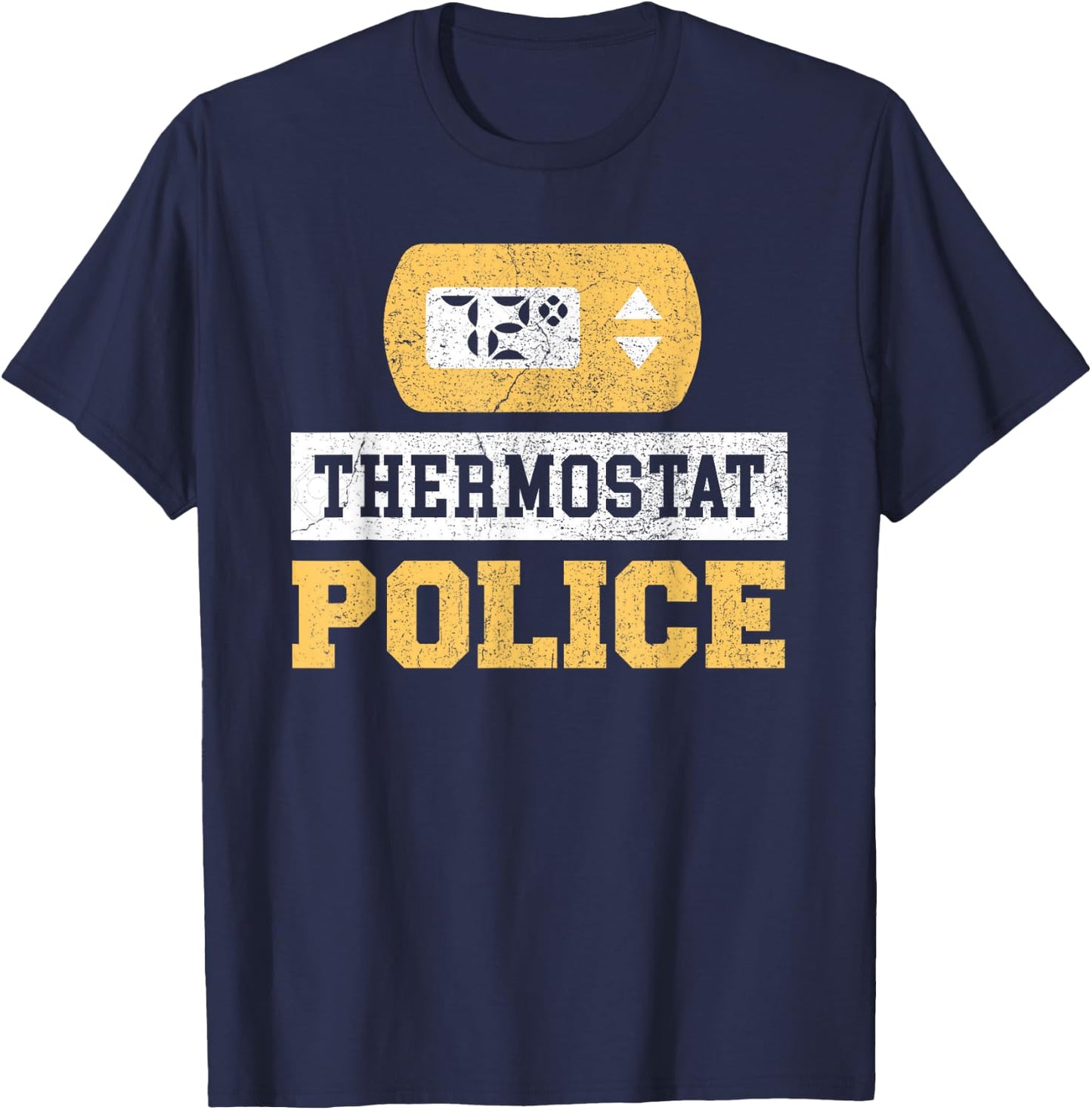 Thermostat Police T-Shirt - T-Shirt | Navy