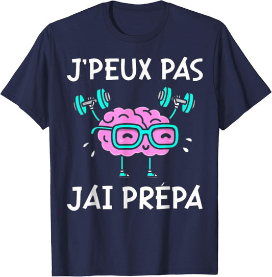 I Can't Have Prepa Student Student , Black, S T-Shirt - T-Shirt | Navy