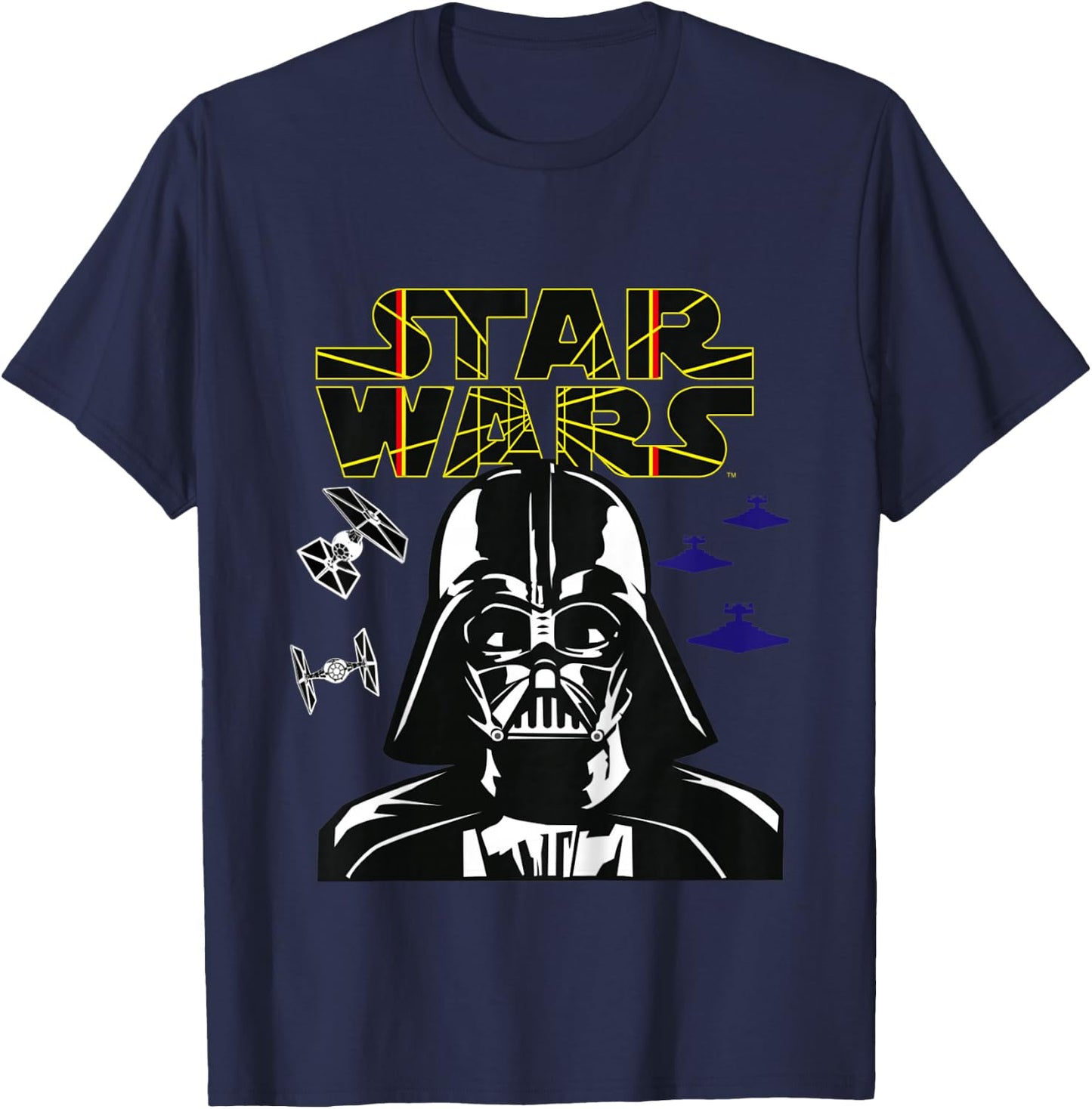 Star Wars Darth Vader Comp Logo T-Shirt - T-Shirt | Navy