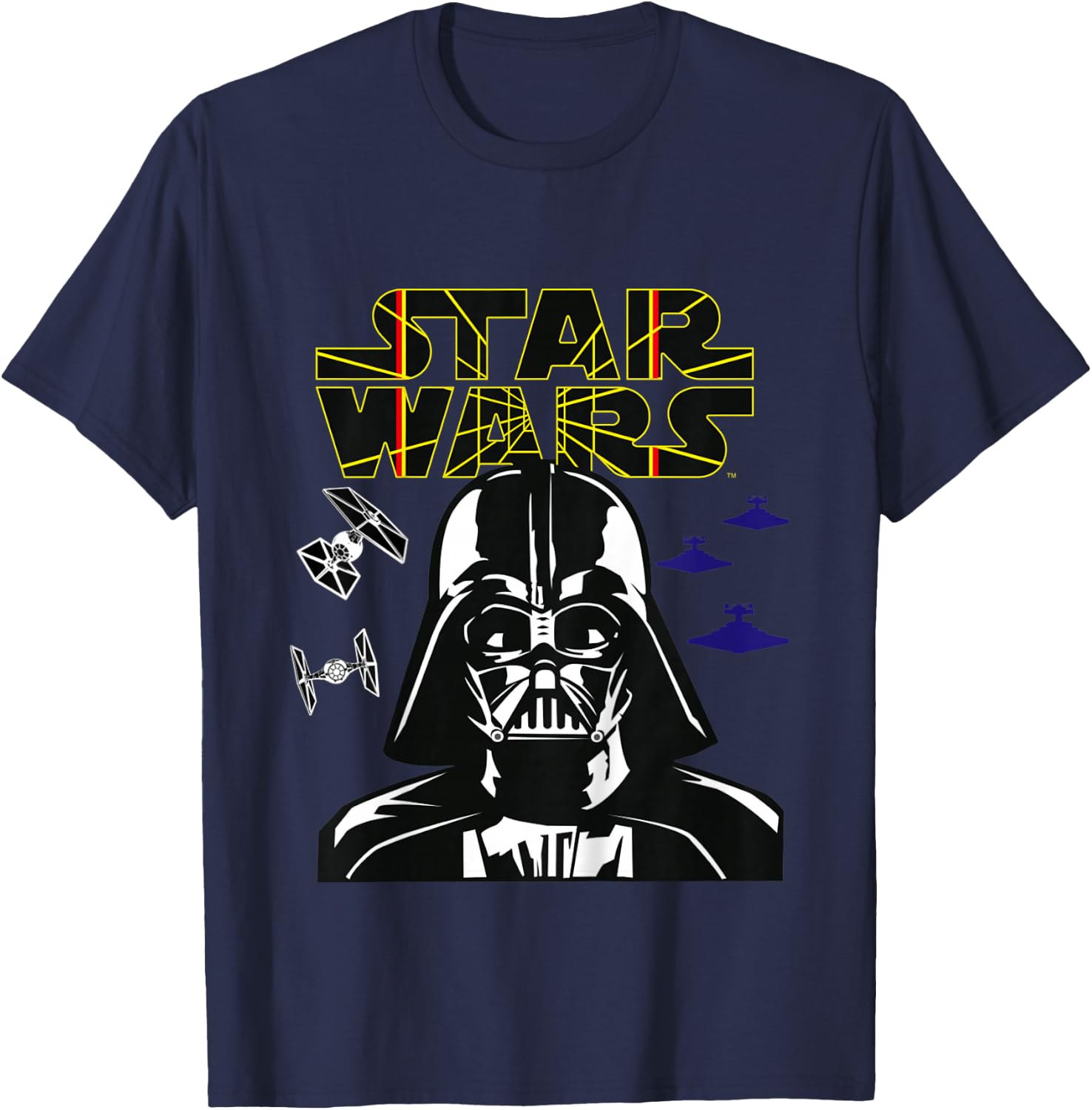 Star Wars Darth Vader Comp Logo T-Shirt - T-Shirt | Navy