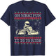 Ugly Christmas Go Kart Oh What Fun it is to Ride T-Shirt - T-Shirt | Navy