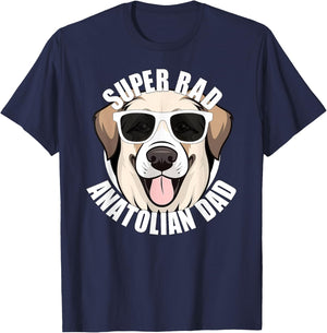 Anatolian Shepherd Dad Funny Father’s Day Dog Father T-Shirt - T-Shirt | Navy