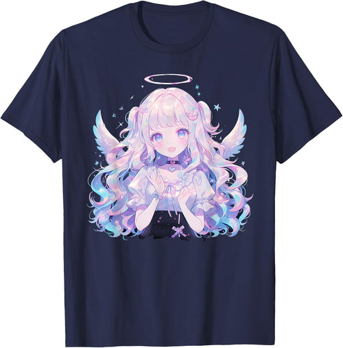 Japanese Tableware Manga Gothic Demon Waifu Retro , Black, S