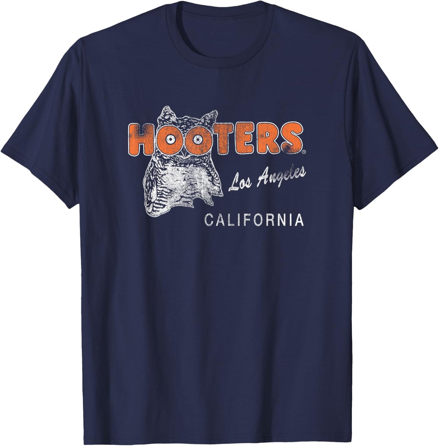Hooters Vintage Los Angeles , black T-Shirt - T-Shirt | Navy