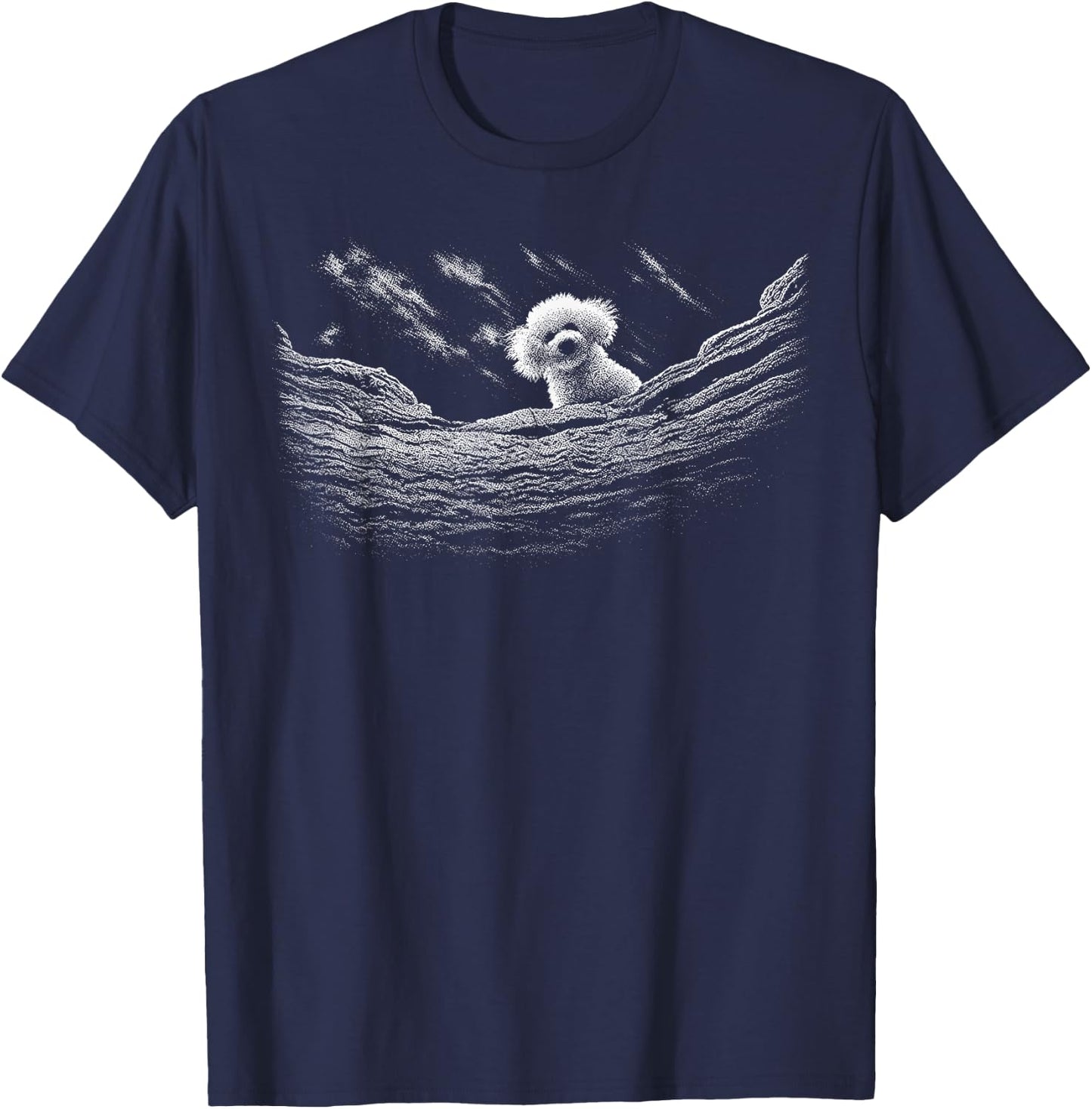 Cute Serial Dog T-Shirt - T-Shirt | Navy