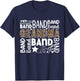 Band Grandma Leopard Marching Band Grandma T-Shirt - T-Shirt | Navy