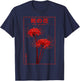 Spider Lily Japanese Grunge Anime Aesthetic Flower Vaporwave T-Shirt - T-Shirt | Navy