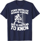 Barrier Fencing - Perimeter Fence Installer T-Shirt - T-Shirt | Navy