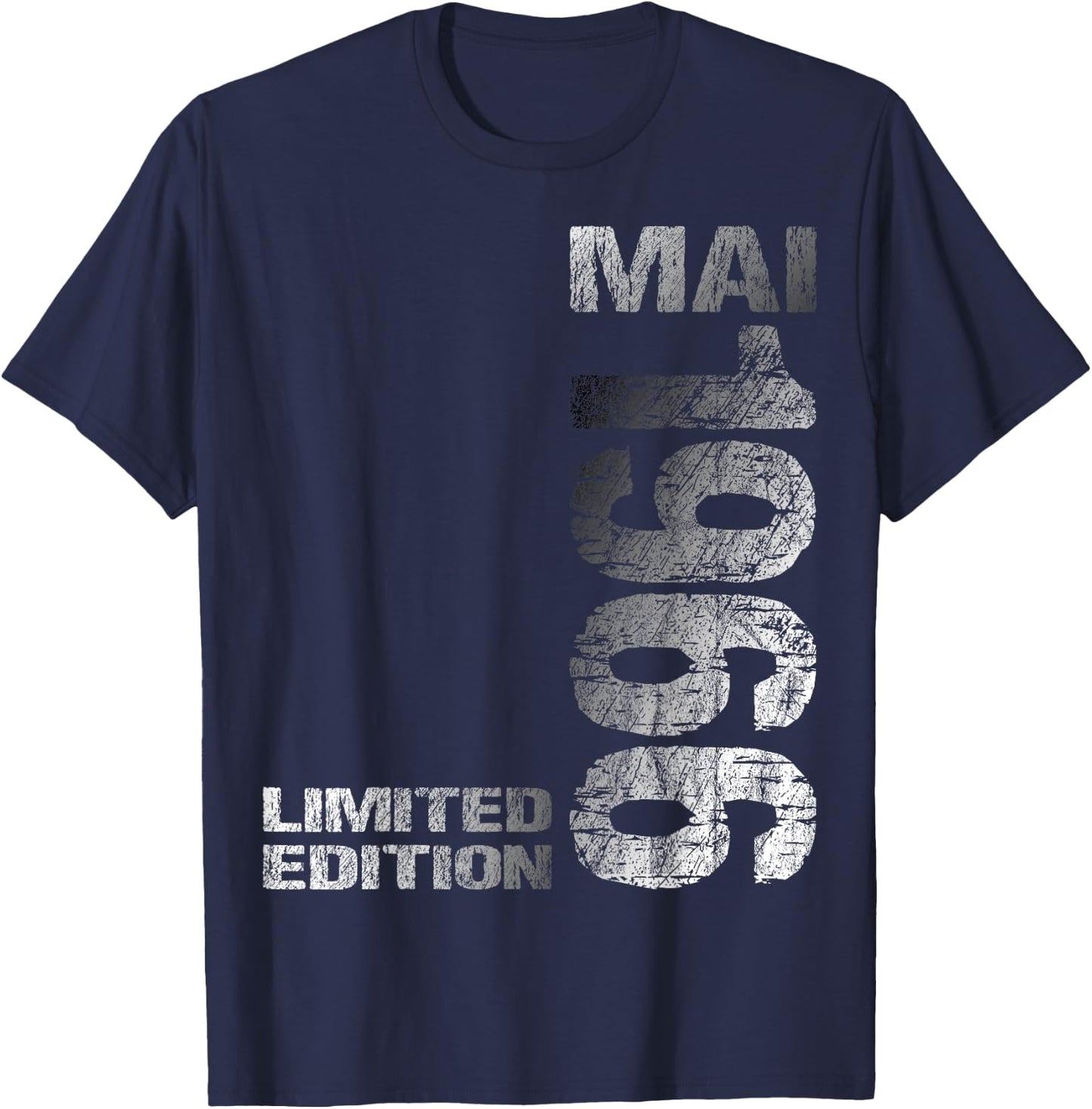 Limited Edition Mai 1966 Mann Frau 60. Geburtstag T-Shirt - T-Shirt | Navy