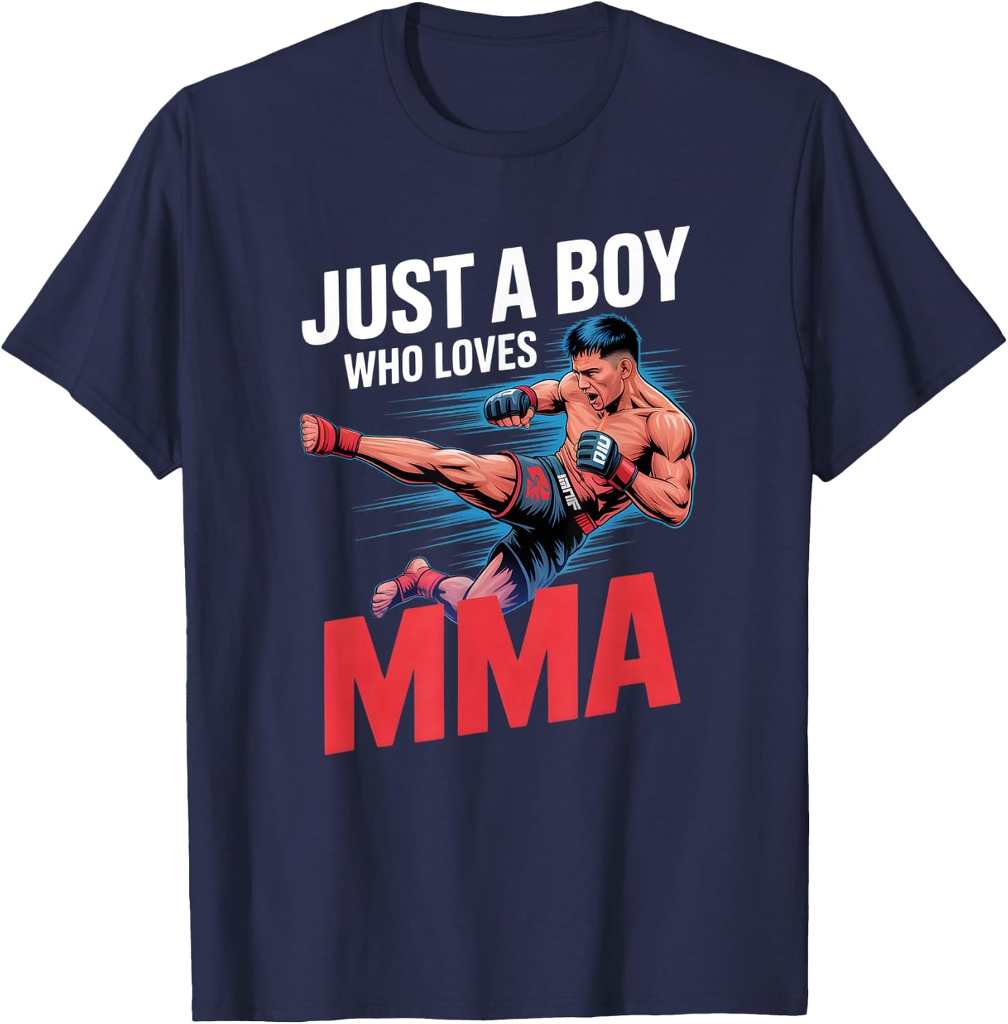 Boys MMA T-Shirt - T-Shirt | Navy