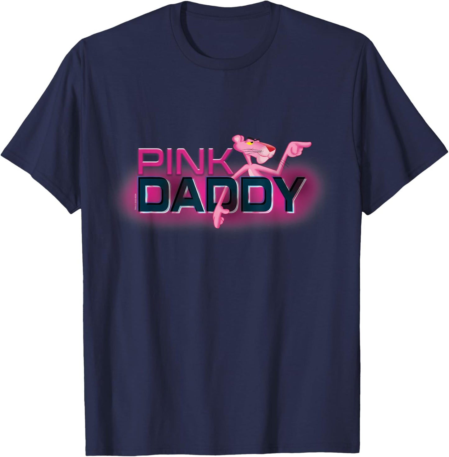 Pink Panther Pink Daddy T-Shirt - T-Shirt | Navy