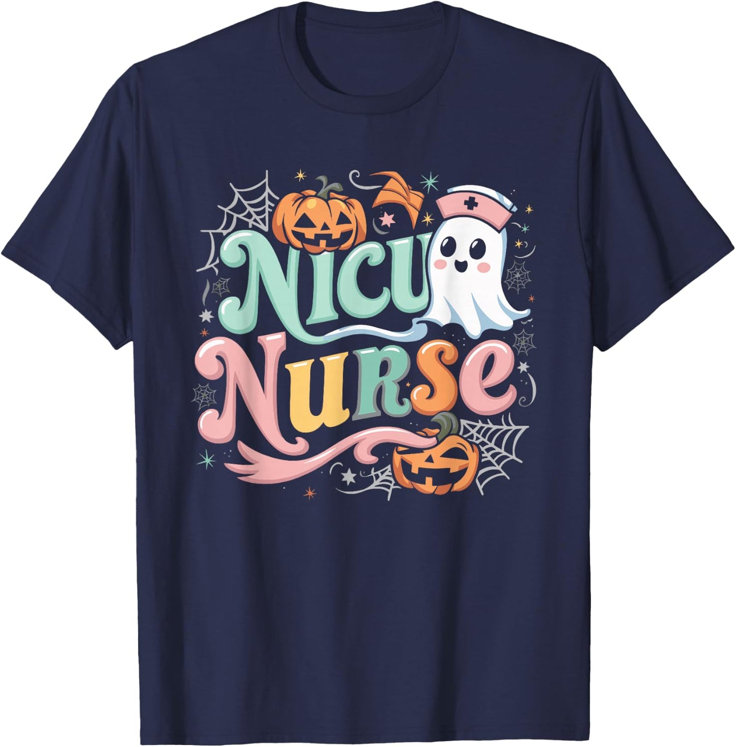 NICU Nurse Infant Care Halloween Costume T-Shirt - T-Shirt | Navy