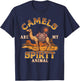 Camel Lover Desert Vibes Camels Are My Spirit Animal T-Shirt - T-Shirt | Navy