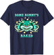Stoned Easter Bunny With Joint 4/20 Marijuana Easter 420 Day T-Shirt - T-Shirt | Navy