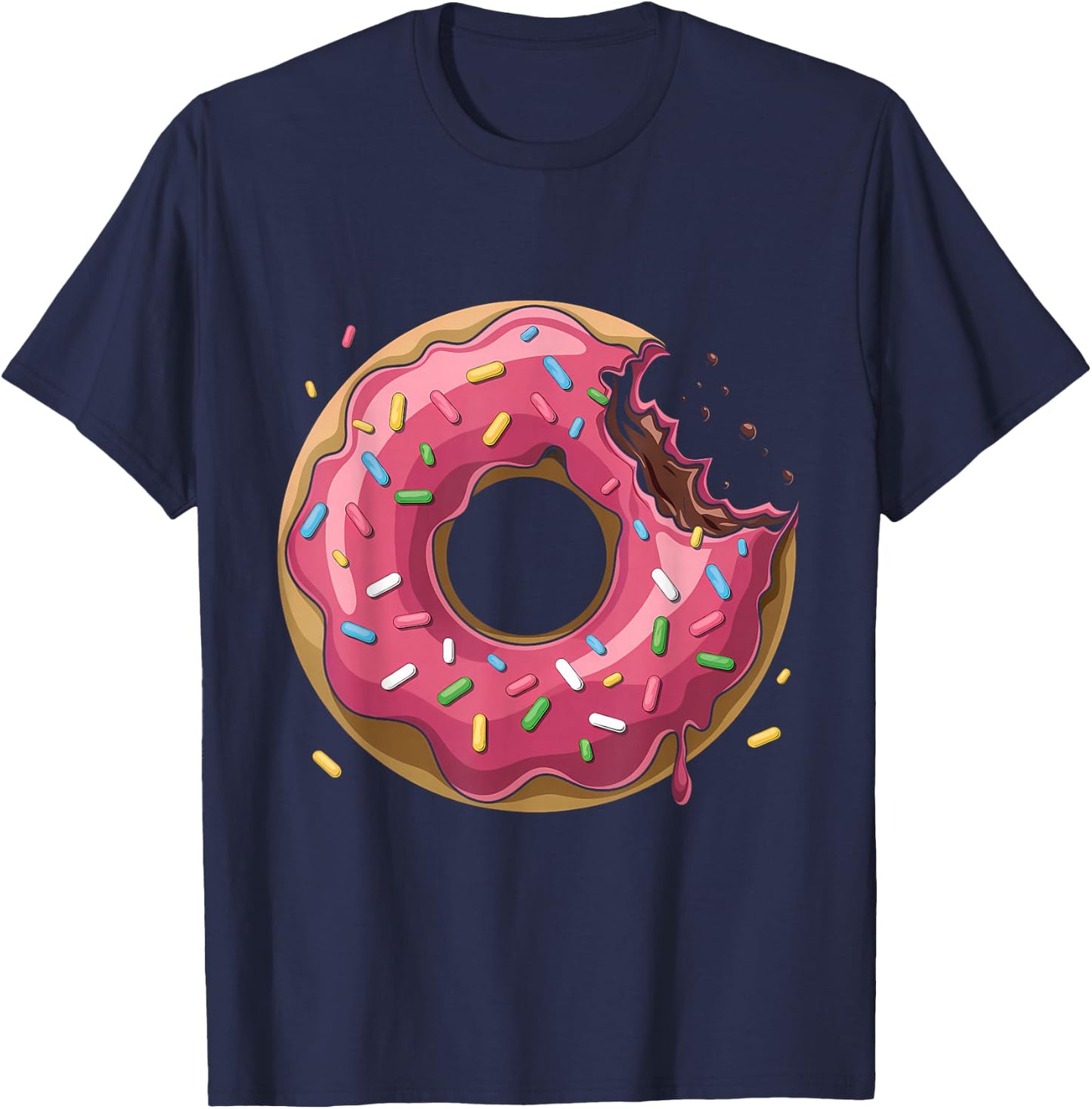 Donut Art Donut Shirt Donut Child Donut T-Shirt - T-Shirt | Navy