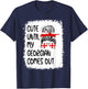 Funny Cute Until My Georgian Comes Out T-Shirt - T-Shirt | Navy