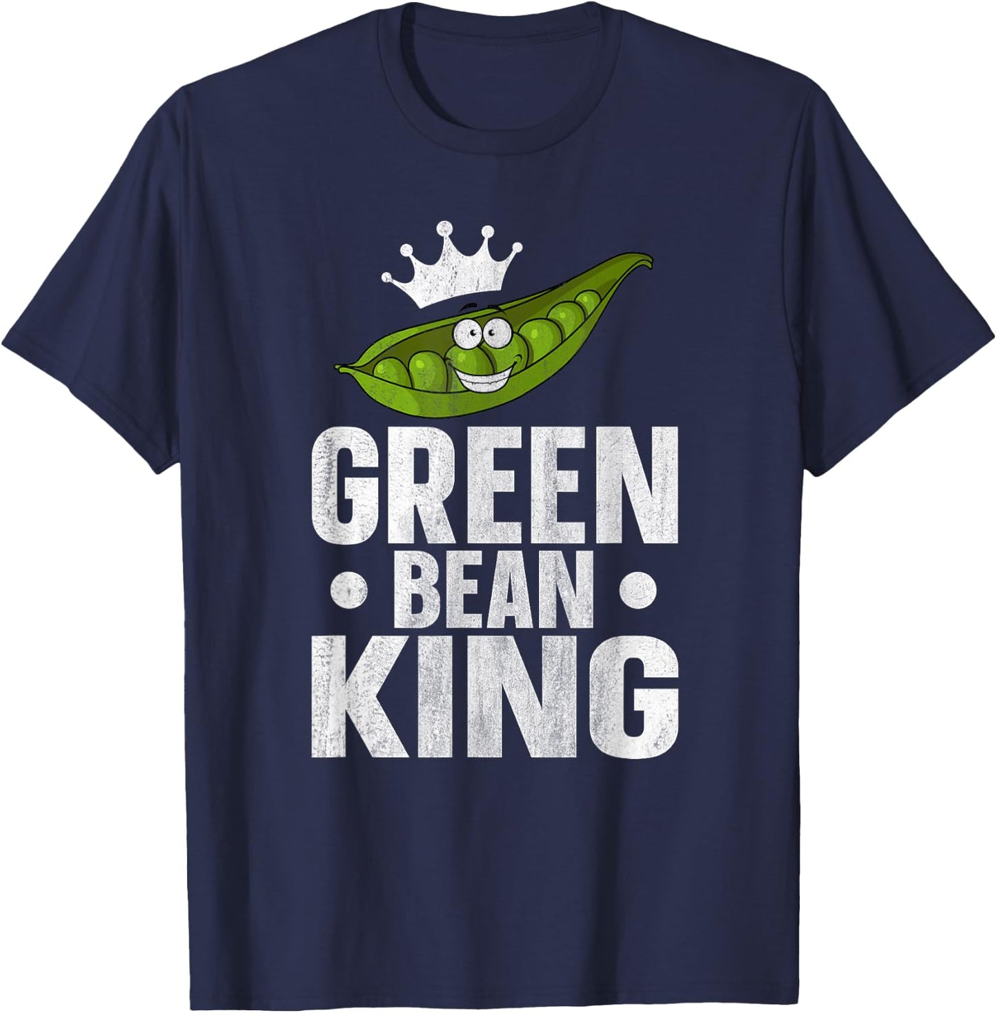 Green Bean King T-Shirt - T-Shirt | Navy
