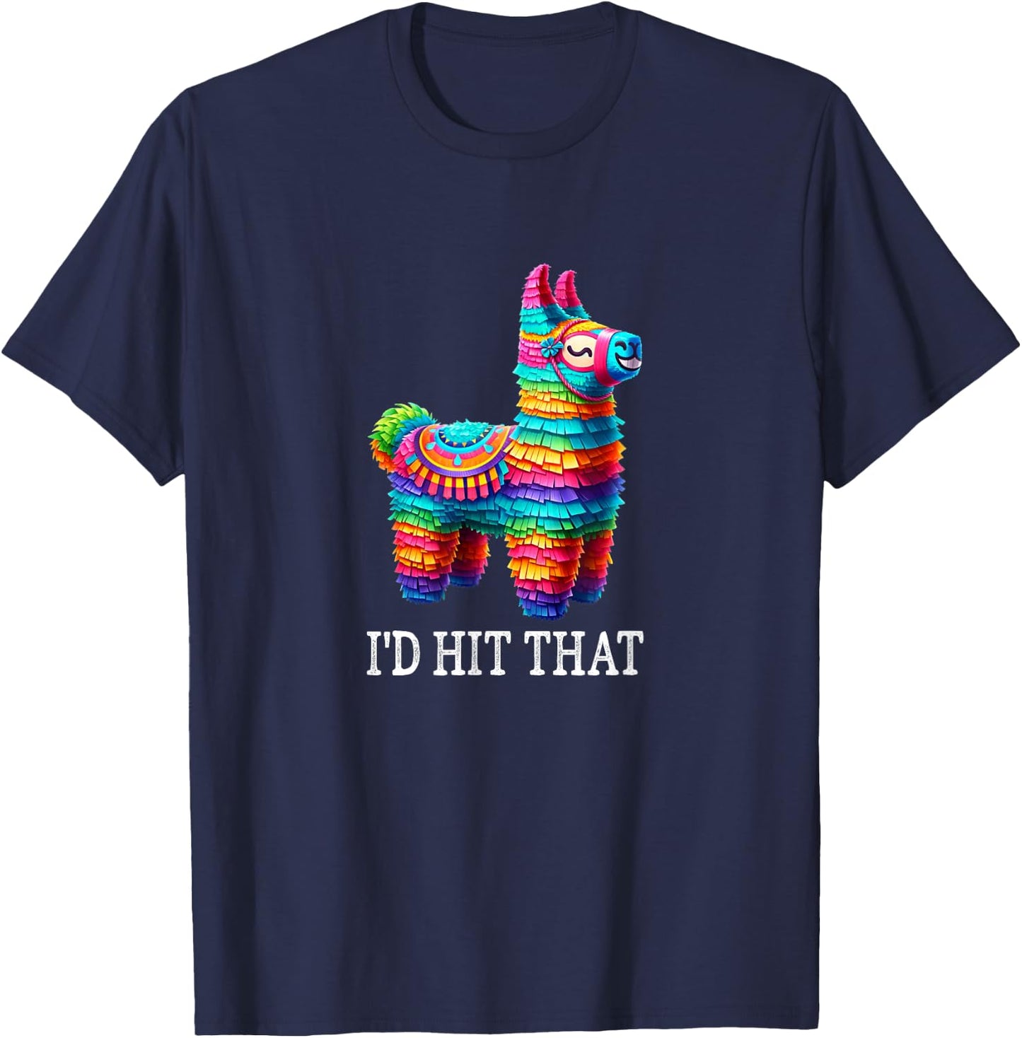Pinata - I'd Hit That - Vintage Style T-Shirt - T-Shirt | Navy