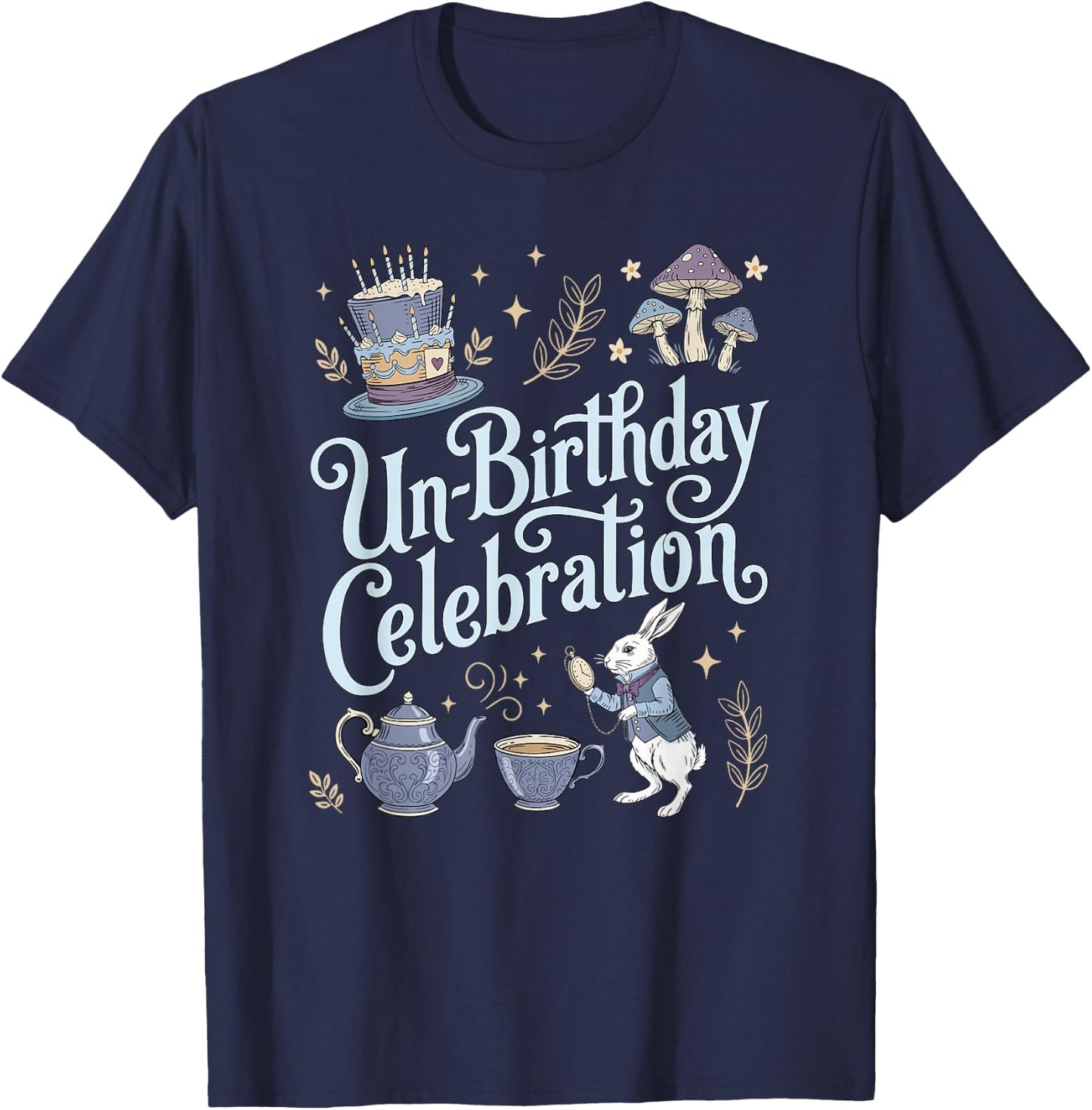 Unbirthday Alice au Pays des Merveilles Anniversaire T-Shirt - T-Shirt | Navy