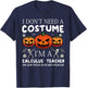 Funny Calculus Teacher Halloween Costume Math Teachers Scary Women T-Shirt - T-Shirt | Navy
