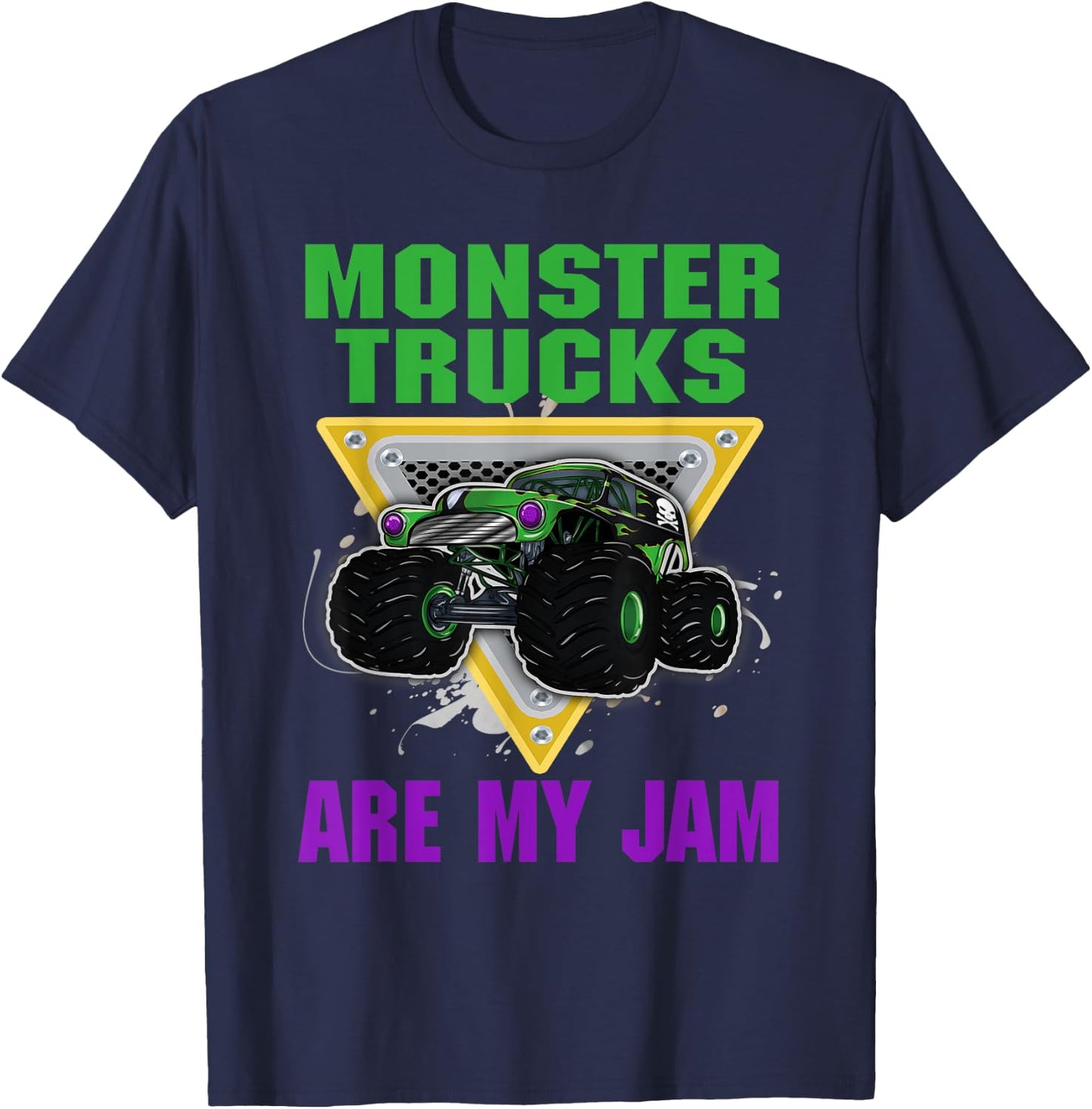 Monster Trucks Are My Jam T-Shirt - T-Shirt | Navy