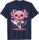 Karate Axolotl Martial Arts Taekwondo Kickboxing For Boys T-Shirt - T-Shirt | Navy