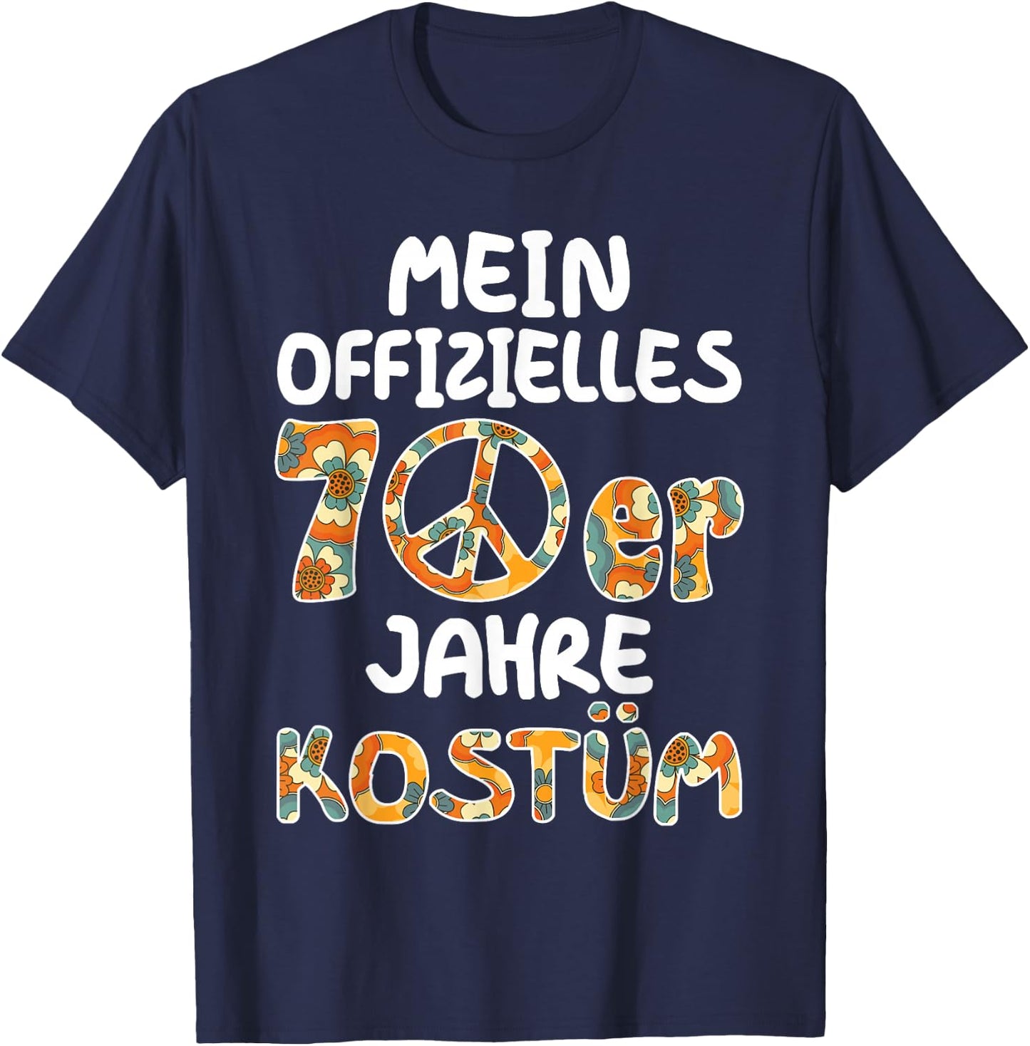 70er Jahre Bekleidung Damen Mein 70er Jahre Kostüm Herren T-Shirt - T-Shirt | Navy