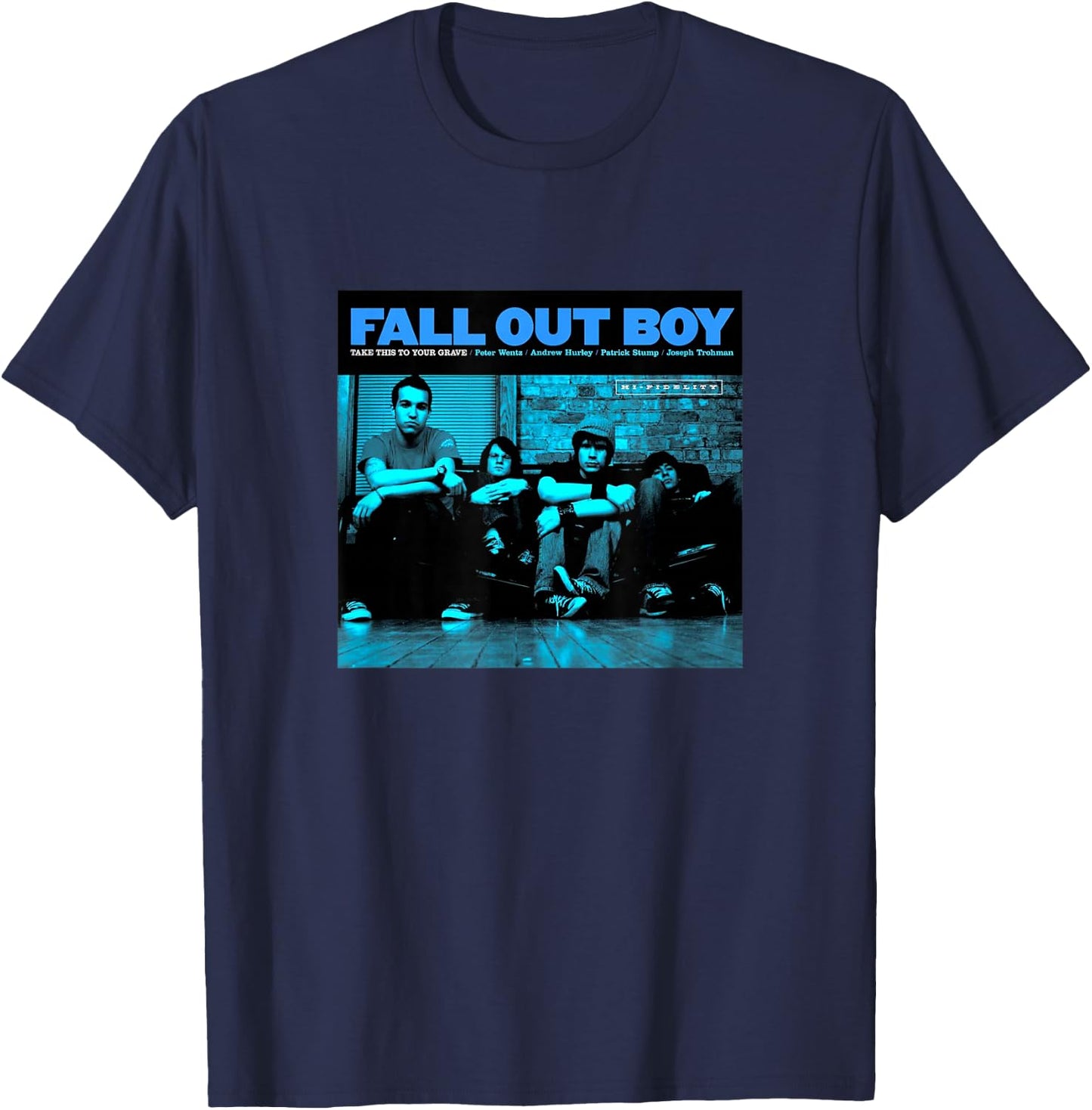 Fall Out Boy - Take This To Your Grave T-Shirt - T-Shirt | Navy
