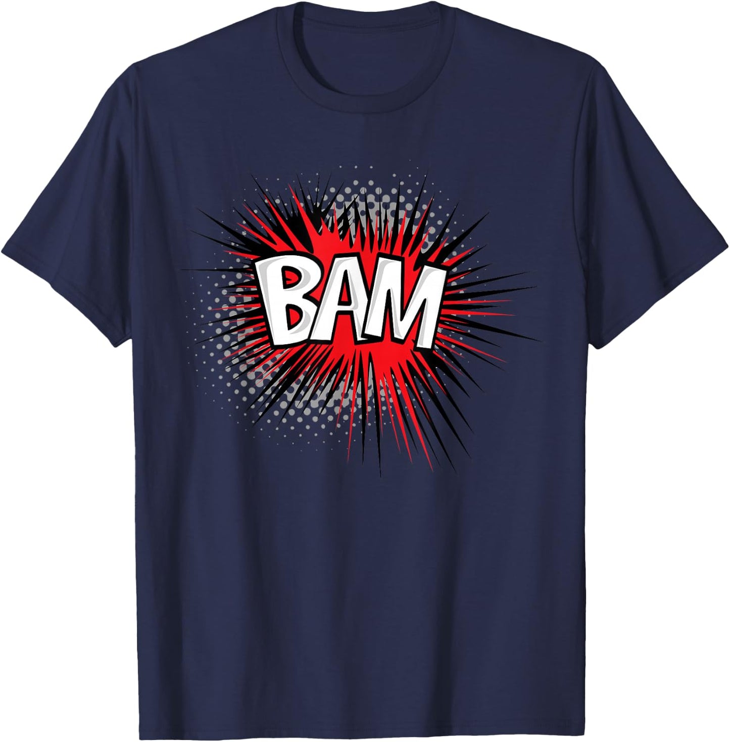 BAM! Iconic Comic Fun Shirt T-Shirt - T-Shirt | Navy