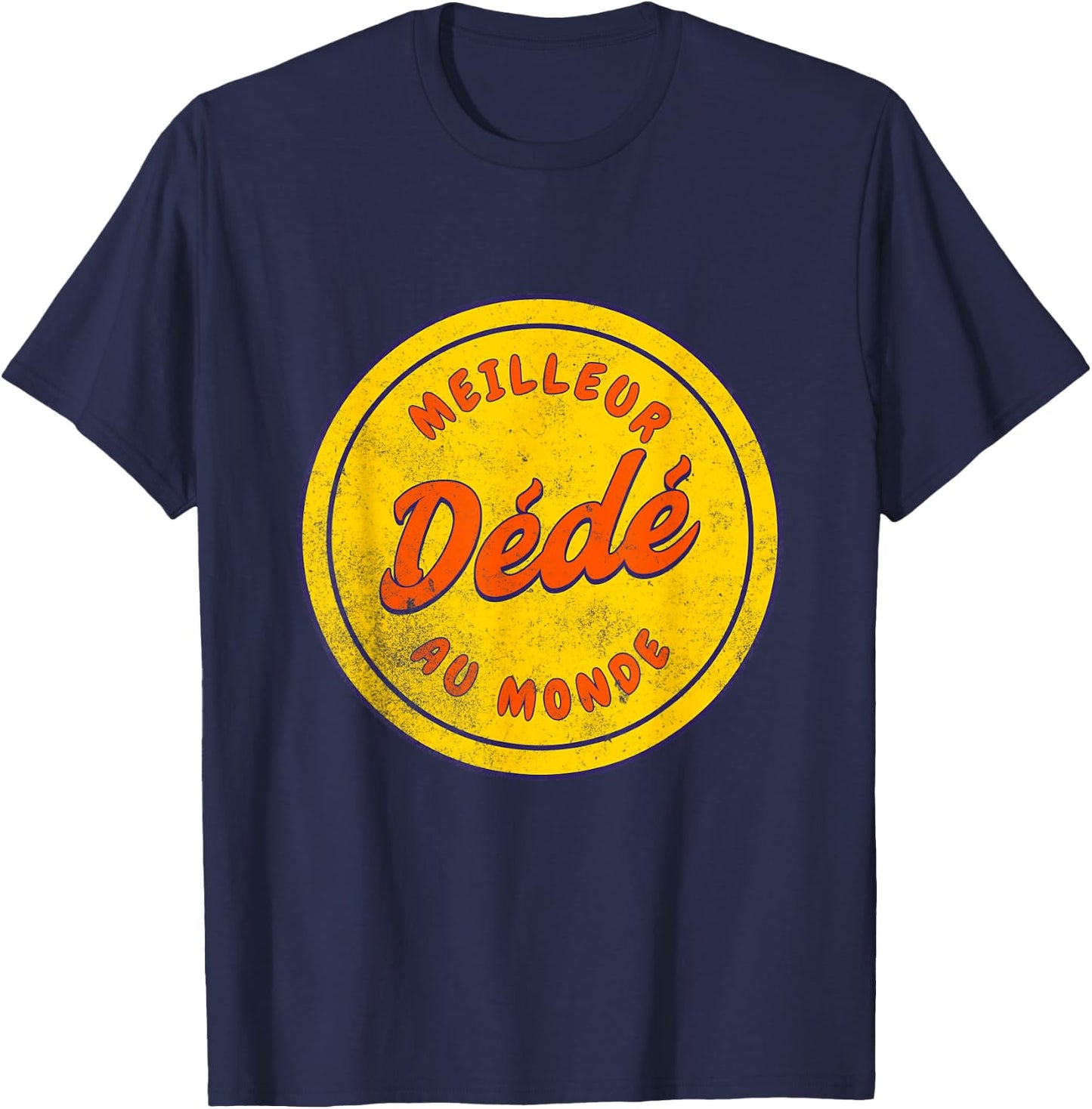 Best Dedee in the World Gift Custom Name Dedicated , Black, S T-Shirt - T-Shirt | Navy
