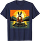 Boston Terrier Dog Meditation Yoga Men Women Kids T-Shirt - T-Shirt | Navy