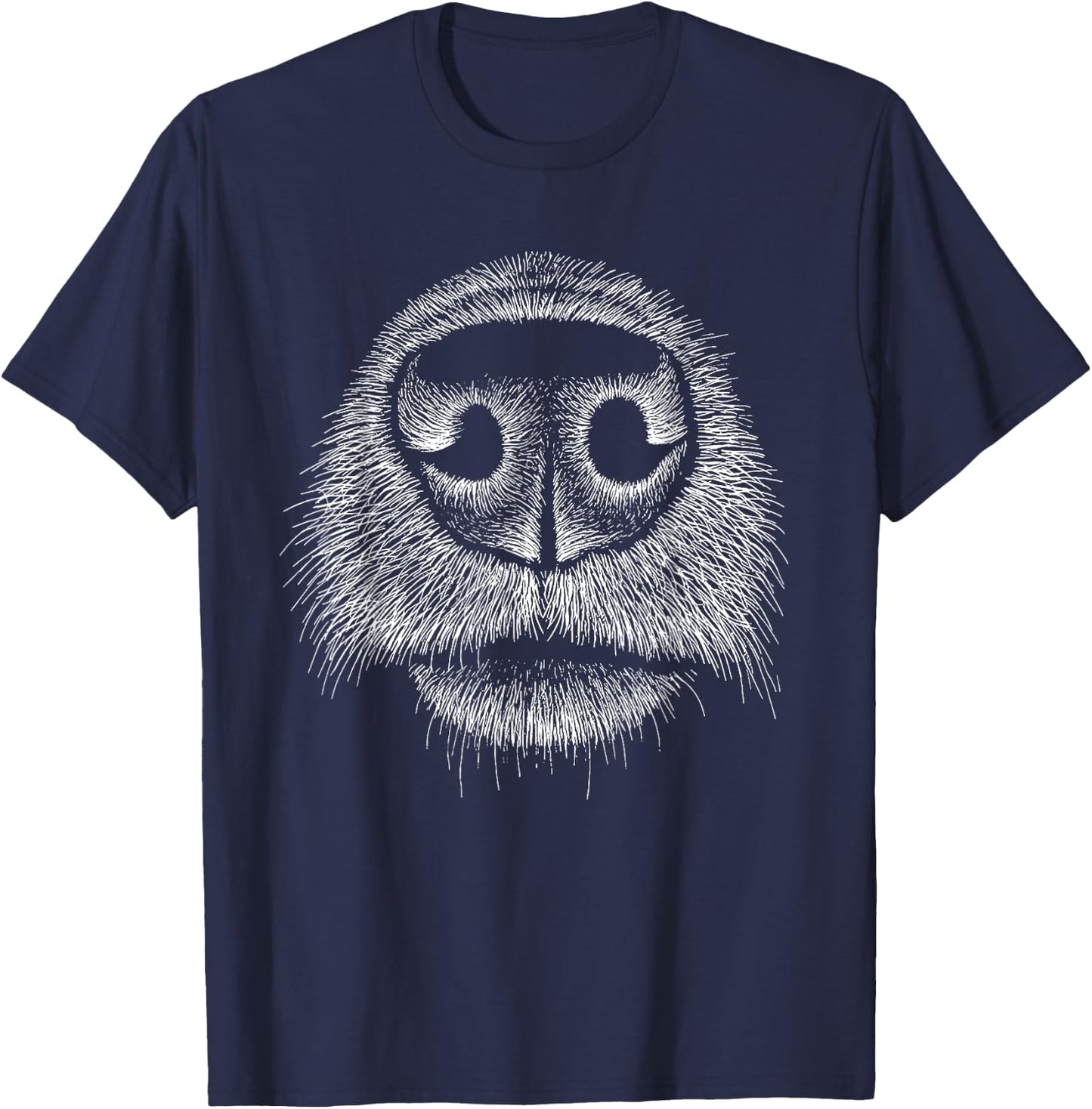 Dog Dog Snout X Dogs Art Dog Dogs Fine Art , black, S T-Shirt - T-Shirt | Navy