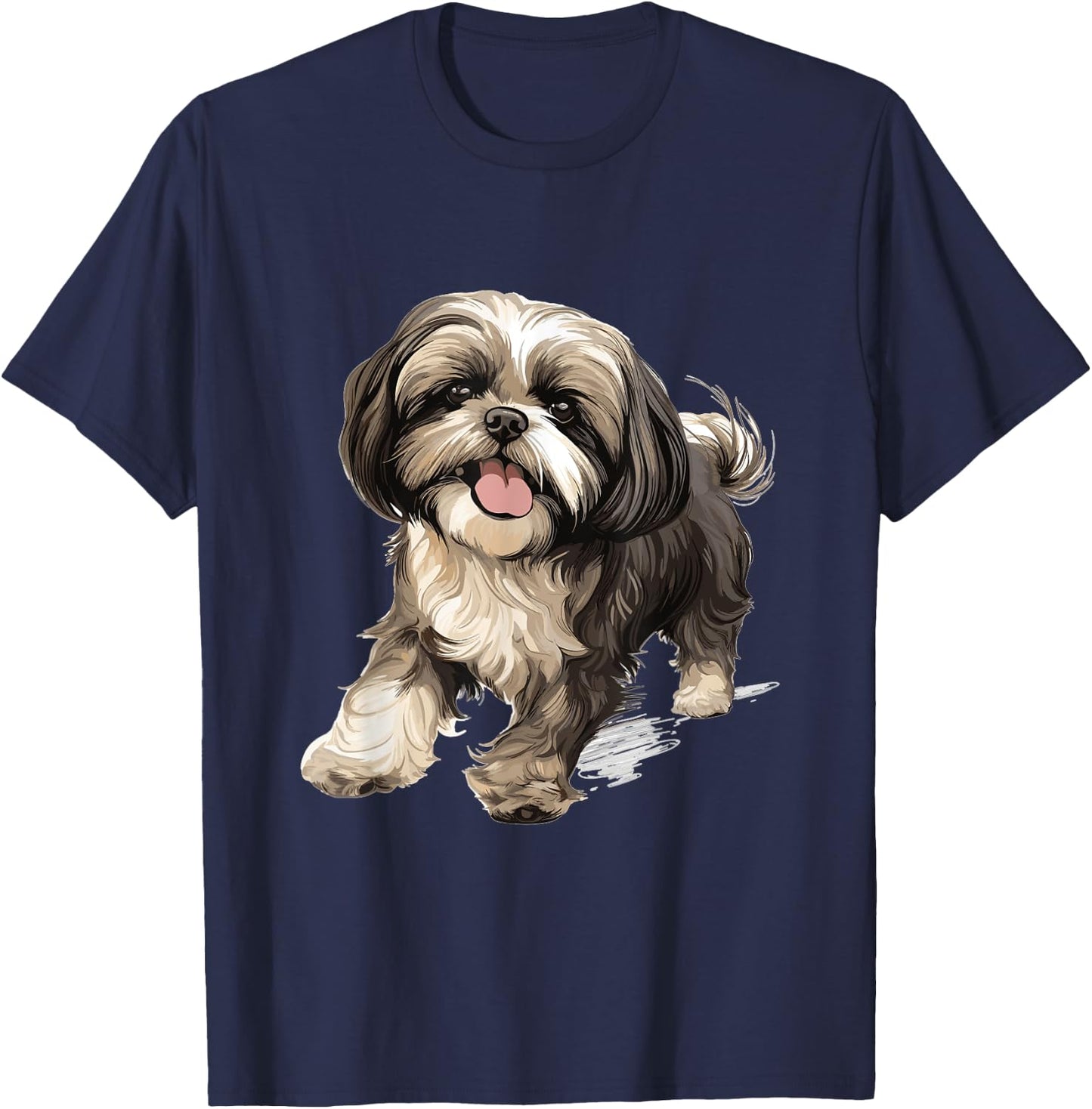 Shih Tzu Hsi Shih dog Pet Dog Breed Cute Graphic Women Kids T-Shirt - T-Shirt | Navy