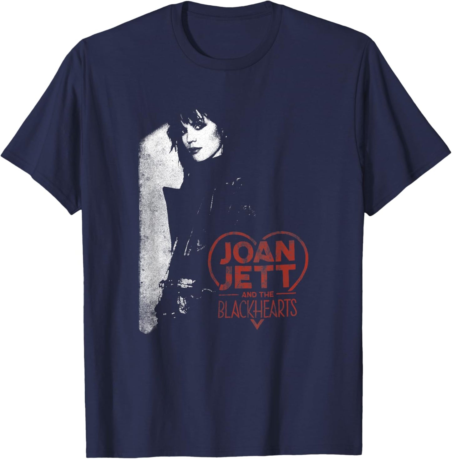 Joan Jett and the Black Hearts - Shadow , Black, S T-Shirt - T-Shirt | Navy