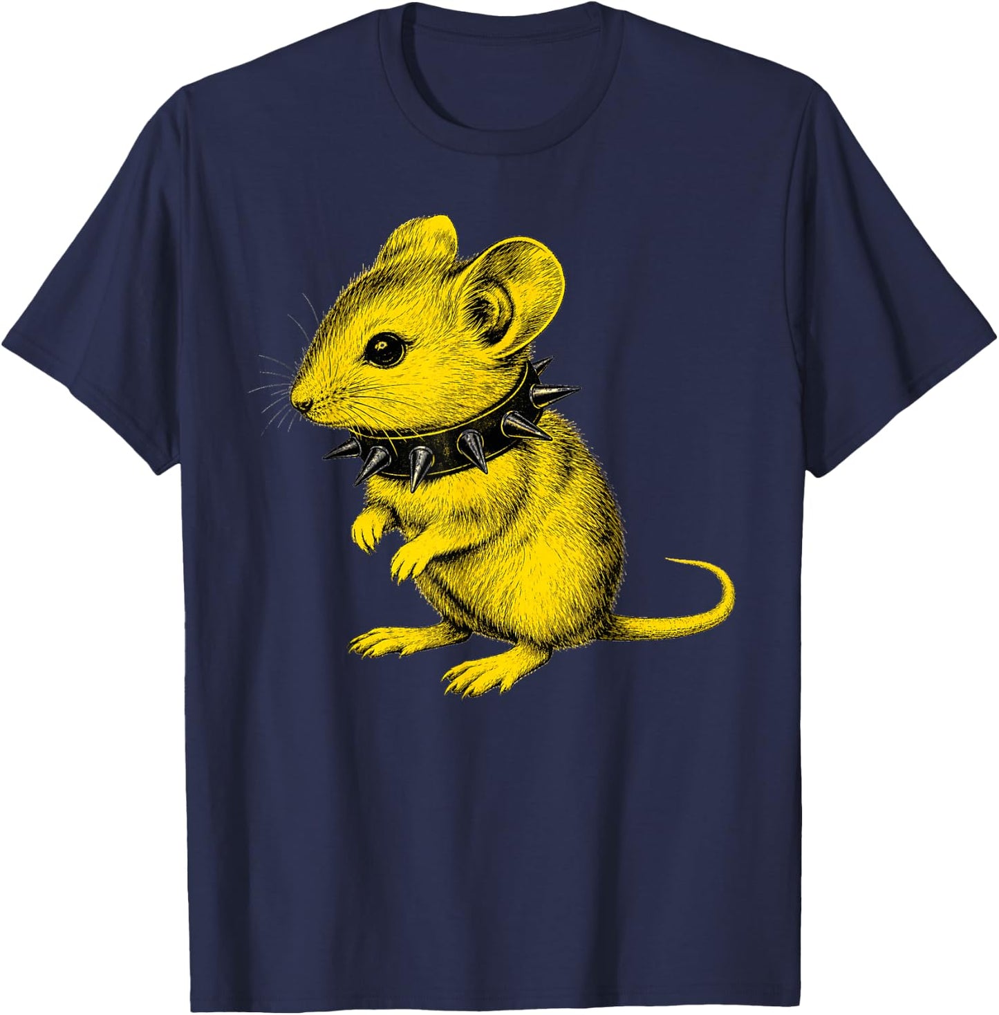 Rocker Baby Mouse Punk Metal Rock and Roll Music Toddler Boys T-Shirt - T-Shirt | Navy