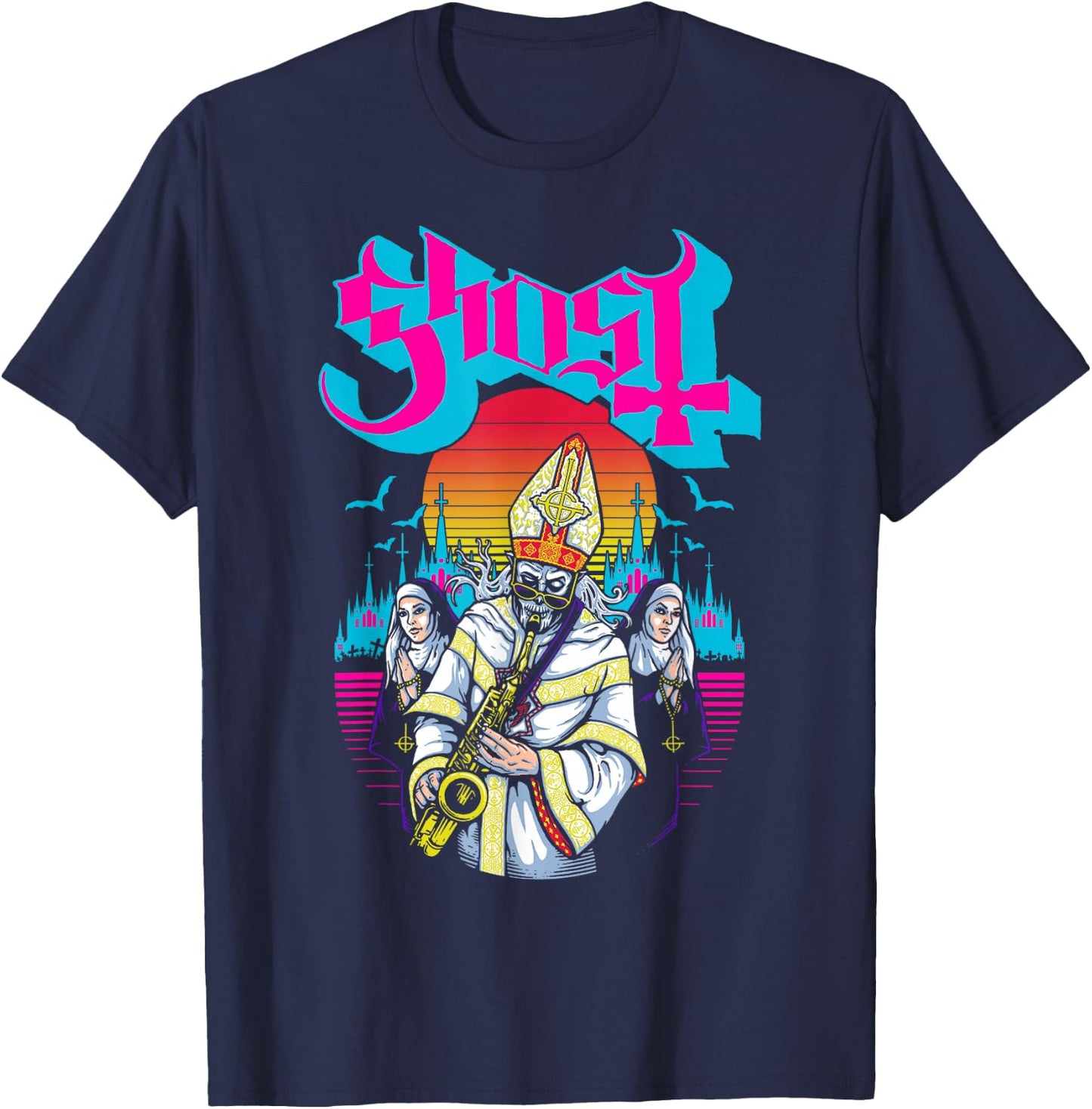 Ghost - Miasma Vice T-Shirt - T-Shirt | Navy
