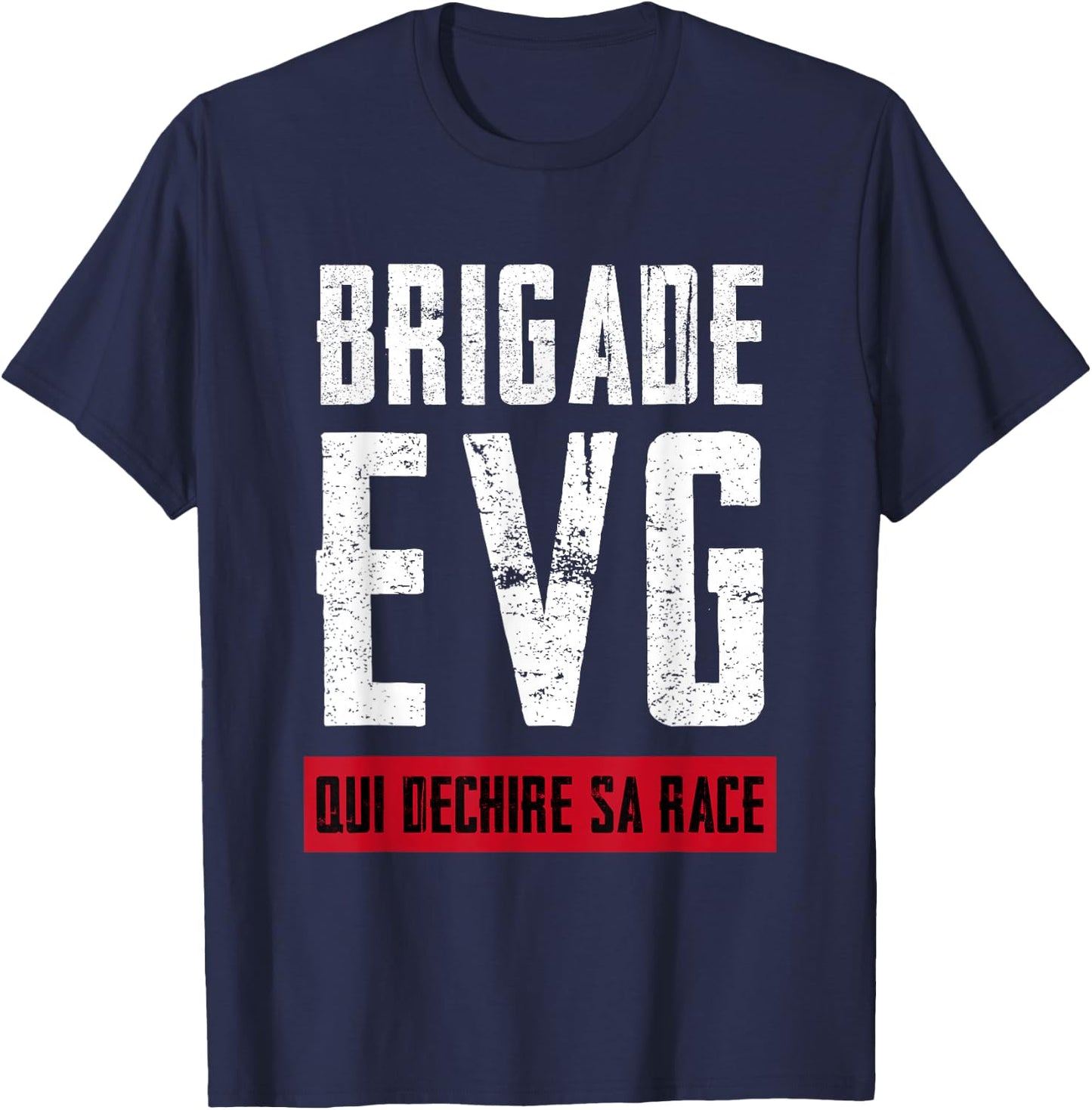 EVG Homme Brigade EVG Deguisement Enterrement Vie De Garçon T-Shirt - T-Shirt | Navy