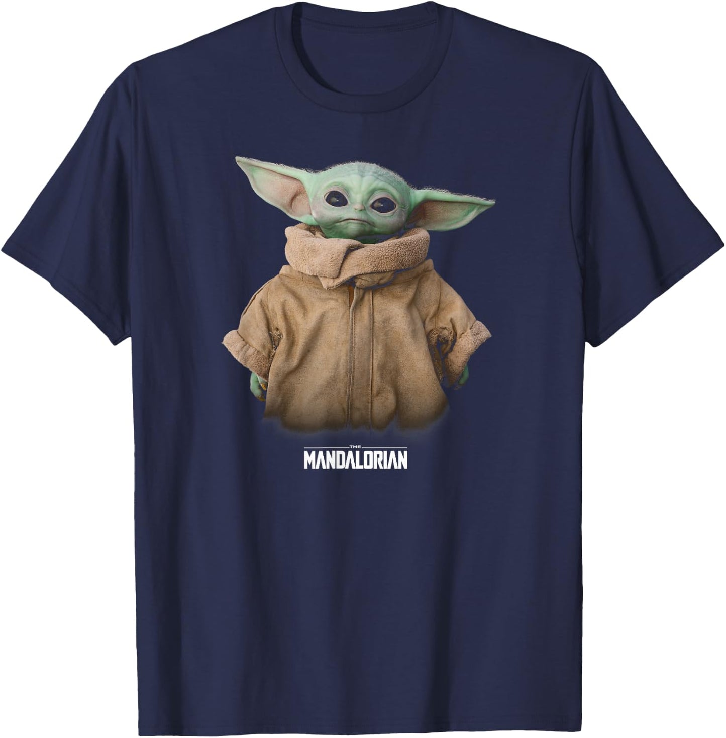 Star Wars Mandalorian Baby Yoda The Child , black T-Shirt - T-Shirt | Navy