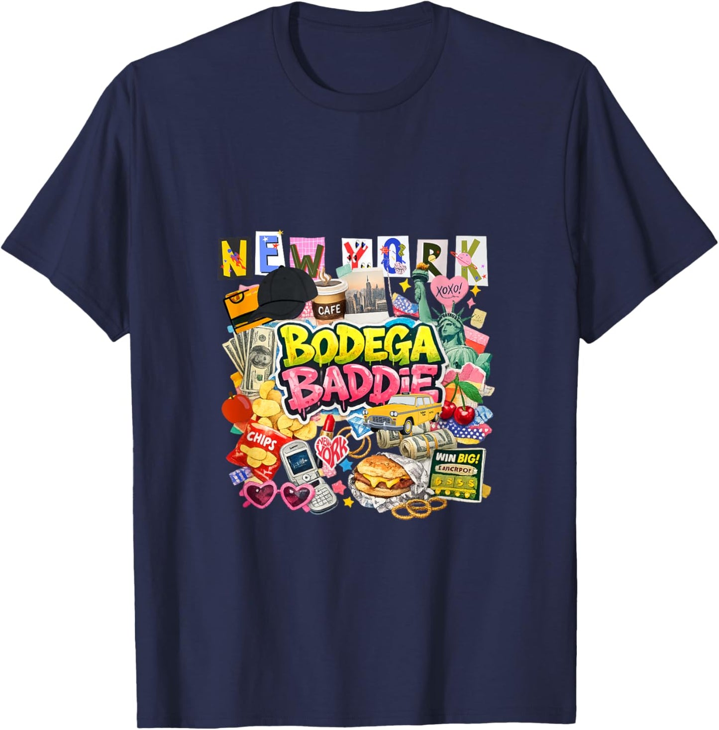 Bodega Baddie T-Shirt - T-Shirt | Navy