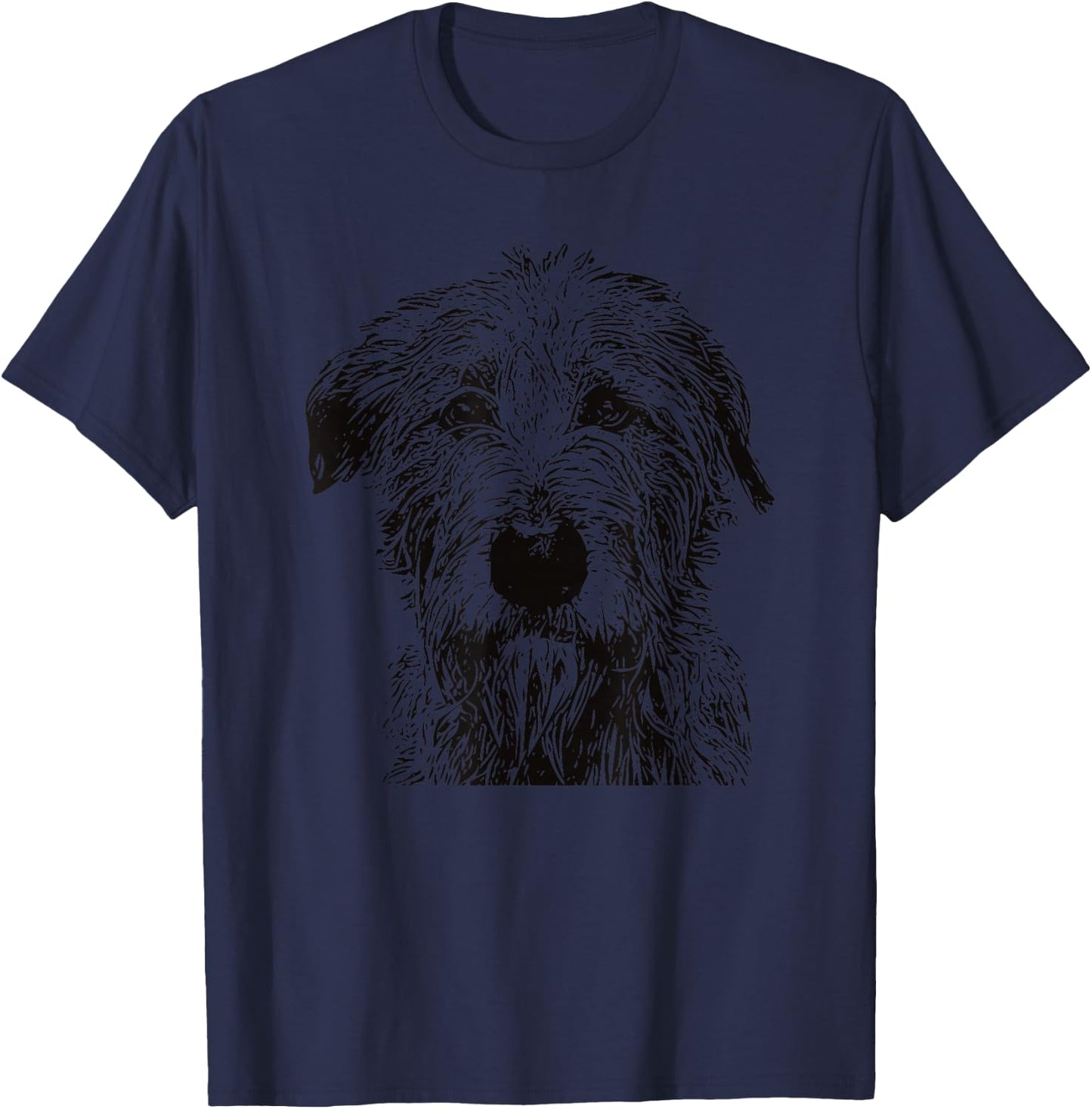 Irish Wolfhound T-Shirt - T-Shirt | Navy