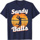 Funny Beach Volleyball Art Women Beach Volley Player T-Shirt - T-Shirt | Navy