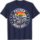 Father Mows Best Funny Riding Mower Lawn Father's Day Men T-Shirt - T-Shirt | Navy