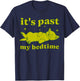 It's Past My Bedtime Sleepy Cat Tired Vintage Kitten Cute T-Shirt - T-Shirt | Navy