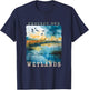 Protect Our Wetlands Ducks Bird Watching Water Conservation T-Shirt - T-Shirt | Navy