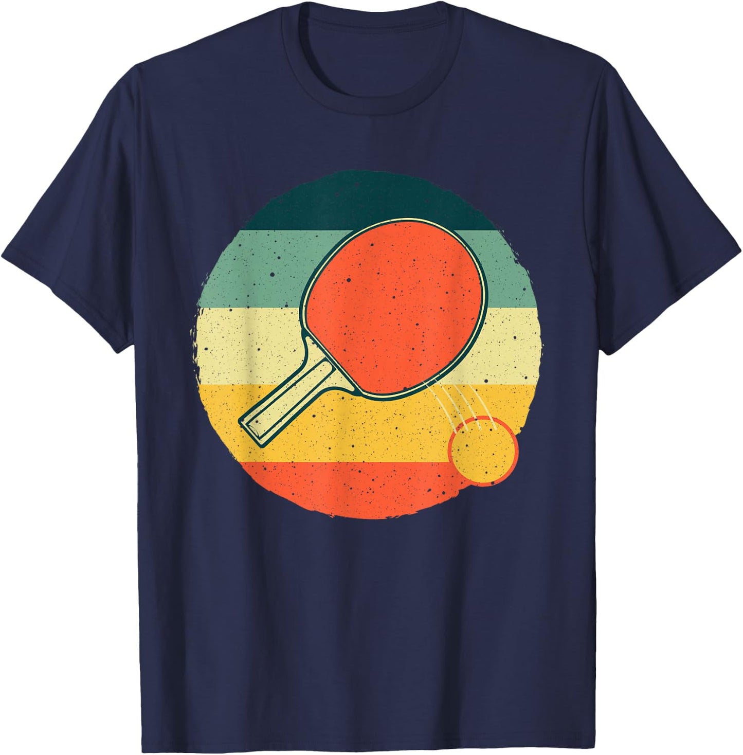 Funny Table Tennis Design Women Ping Pong Players T-Shirt - T-Shirt | Navy